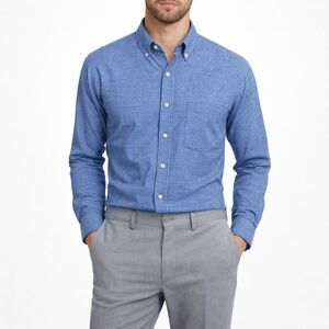 Loro Piana Button Down Shirt Men’s Size XL Blue Casual Everyday Cotton